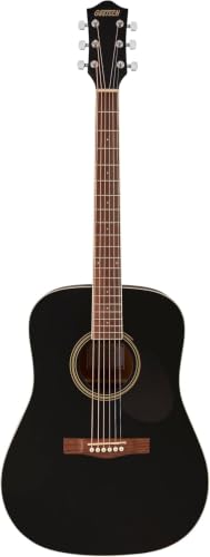 Gretsch Prelude D100 Dreadnought Acoustic Guitar - Black