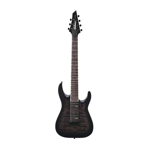 Jackson JS Series Dinky Arch Top JS22Q-7 DKA HT 7-String Electric Guitar - Transparent Black Burst