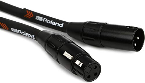 Roland RMC-B10 Microphone Cable - 10 Foot, Black Series