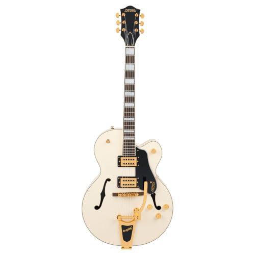 Gretsch G2420TG Streamliner Hollow Body with Bigsby Electric Guitar - Vintage White