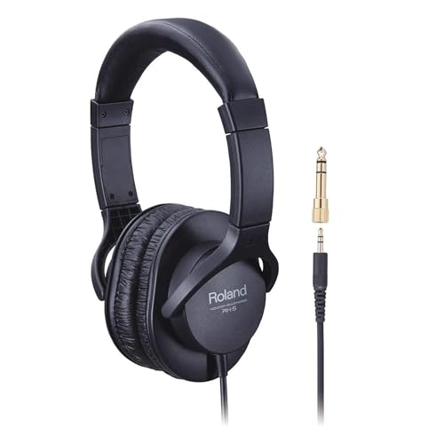 Roland RH-5 Closed-Type Stereo Headphones w/ Guitar Picks