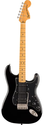 Fender Squier Classic Vibe '70s Stratocaster HSS - Black w/ Gig Bag