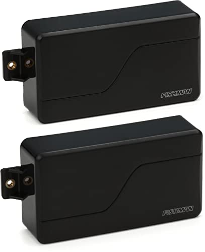 Fishman PRF-MHB-SB2 Fluence Modern 6-String Humbucker Pickup Set - Black Plastic