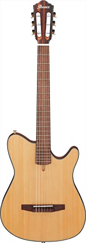 Ibanez FRH10N FRH Thinline Nylon String Acoustic-Electric Guitar - Natural Flat
