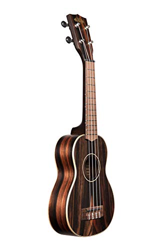 Kala KA-EBY-S Striped Ebony Soprano Ukulele