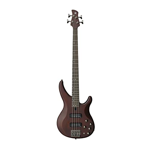 Yamaha TRBX504 4-String Premium Electric Bass Guitar - Translucent Brown