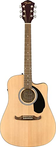 Fender FA-125CE Dreadnought Cutaway Acoustic-Electric Guitar - Natural