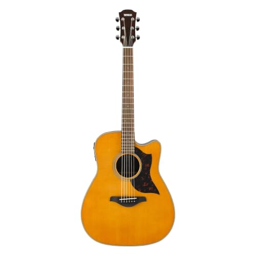 Yamaha A1R Rosewood Dreadnought Cutaway Acoustic-Electric Guitar - Vintage Natural