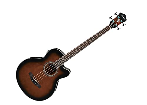 Ibanez AEB10E Acoustic-Electric Bass Guitar - Dark Violin Sunburst