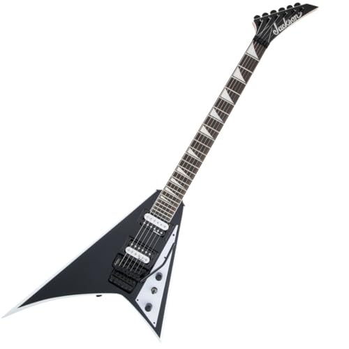 Jackson JS Series Rhoads JS32 Electric Guitar - Black with White Bevels