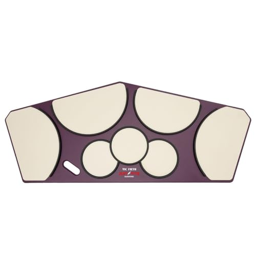 Vic Firth HHPQLR Heavy Hitter Quadropad Practice Pad with Rims - Large