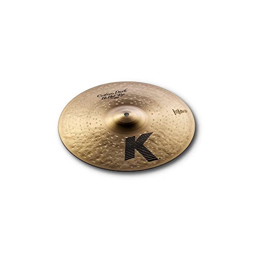 Zildjian K0944 14" K Custom Dark Hi-Hat Cymbal - Top