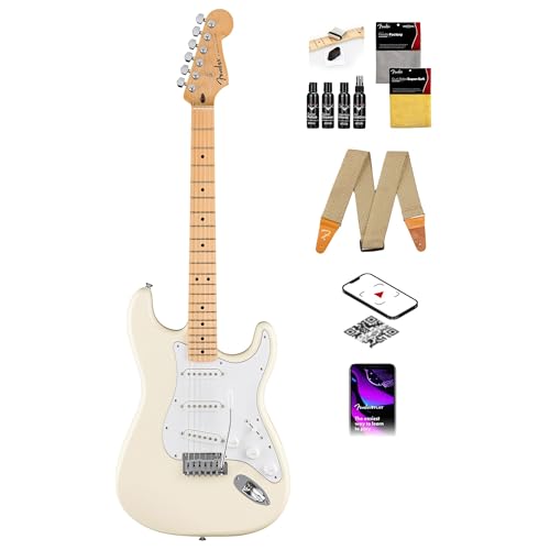 Fender Standard Stratocaster - Olympic White w/ Guitar Cleaning Kit
