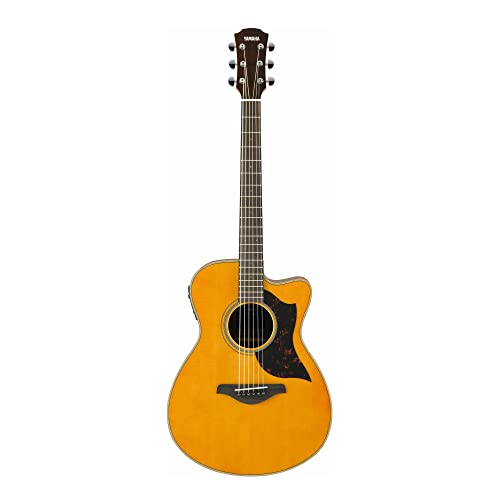 Yamaha AC1M Mahogany Concert Cutaway Acoustic-Electric Guitar - Vintage Natural