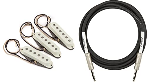 Fender Pure Vintage '65 Stratocaster Pickups w/ Instrument Cable