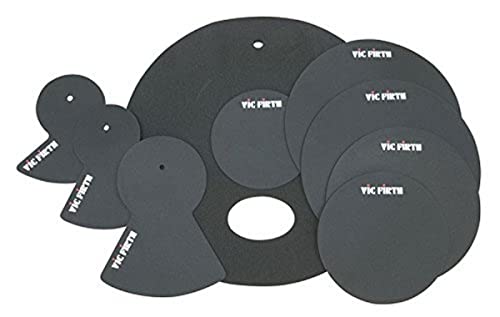 Vic Firth MUTEPP3 Drum and Cymbal Mute Prepack - 12”, 13”, 14”, 16", 22", HiHat, and Cymbals (2)