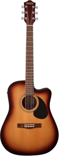Gretsch Prelude D100CE Dreadnought Cutaway Acoustic-Electric Guitar - Sunburst