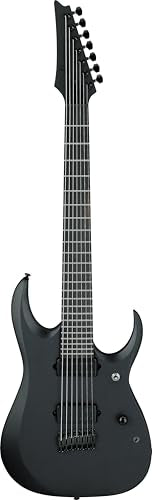 Ibanez RGDRB71 RGD Iron Label 7-String Electric Guitar - Black Flat