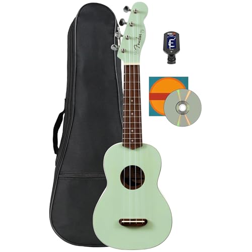 Fender Venice Soprano Ukulele - Surf Green w/ Gig Bag