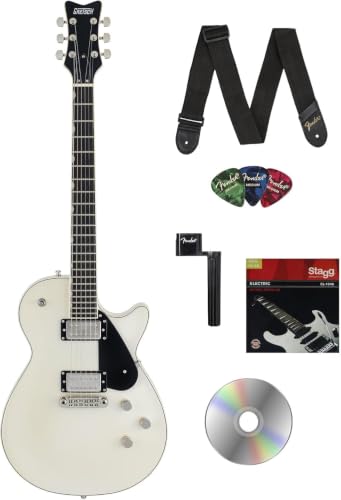 Gretsch Electromatic Premier Jet Electric Guitar - Vintage Pearl w/ Strap