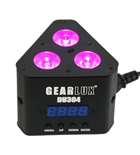 Gearlux Truss 4-Watt RGBW LED Quad 8 Channel Stage Light with Remote Control