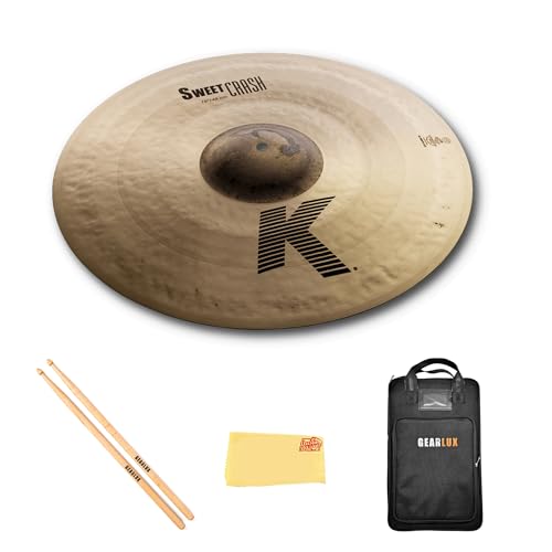 Zildjian K0705 19" K Sweet Crash Cymbal w/ Drumstick Bag