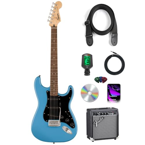 Fender Squier Sonic Stratocaster - California Blue w/ Frontman 10G Amplifier