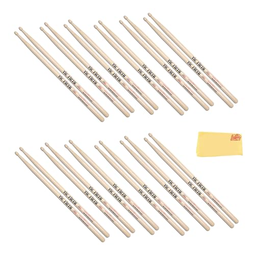 Vic Firth American Classic 5A Double Glaze Drumsticks - 12 Pack