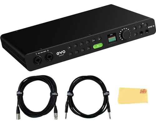 Audient EVO 16 24-In 24-Out USB Audio Interface w/ Instrument Cable