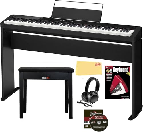 Casio PX-S3100 Privia Slim Digital Piano - Black w/ CS-68 Stand