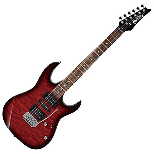 Ibanez GRX70QA RG Gio Electric Guitar - Transparent Red Burst