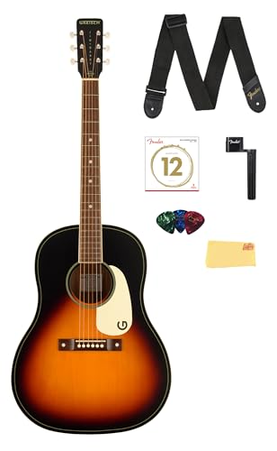 Gretsch Jim Dandy Dreadnought Acoustic Guitar - Rex Burst w/ Strap