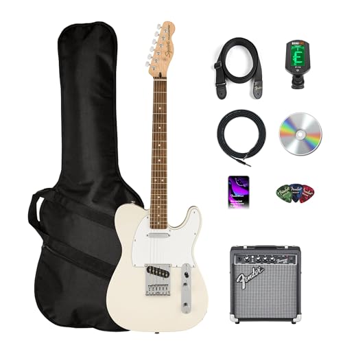 Fender Squier Affinity Telecaster - Olympic White w/ Frontman 10G Amplifier