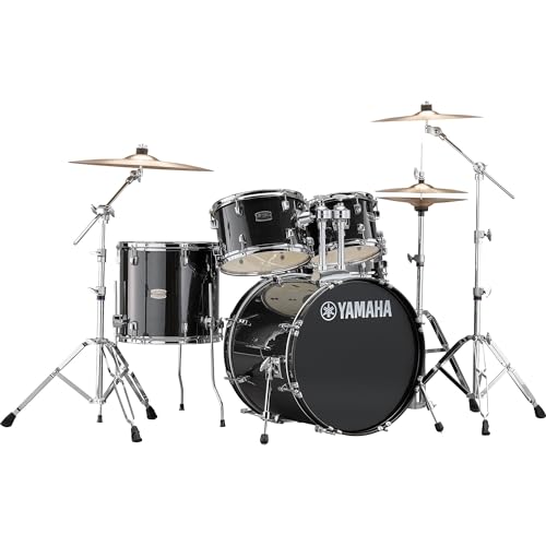 Yamaha Rydeen 5-Piece Shell Pack with 20-Inch Bass Drum - Black Glitter