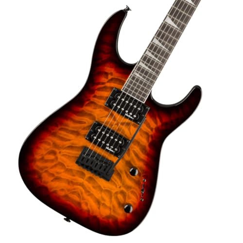 Jackson Dinky JS20 DKQ 2PT Electric Guitar - Transparent Tobacco Burst