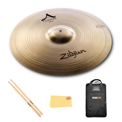 Zildjian A20588 20" A Custom Crash Cymbal w/ Drumstick Bag