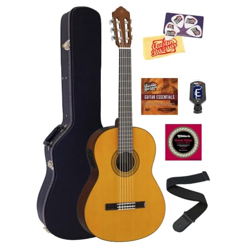 Yamaha CGX102 Classical Acoustic-Electric Guitar - Natural w/ Hard Case