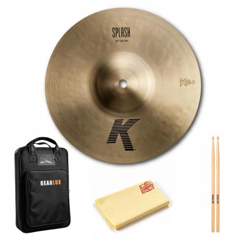 Zildjian K0858 10" K Splash Cymbal w/ Drumstick Bag