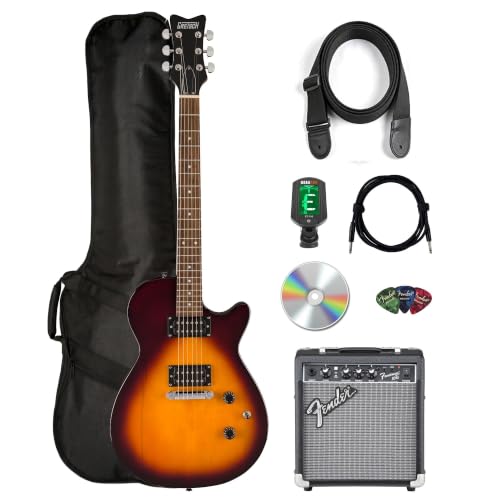 Gretsch Ignite Jet Club Electric Guitar - Duo-Tone Burst w/ Frontman 10G Amplifier