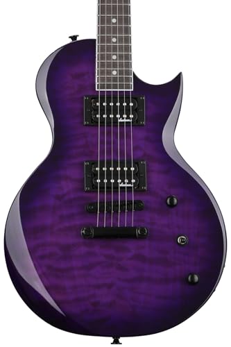 Jackson JS22Q Monarkh SC Electric Guitar - Transparent Purple Burst