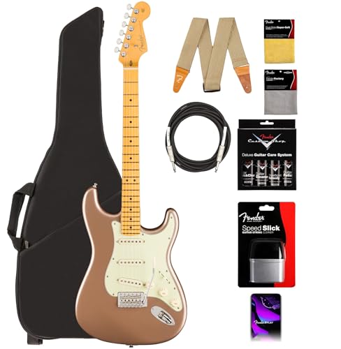 Fender American Professional Classic Stratocaster - Faded Firemist Gold w/ Cleaning Kit