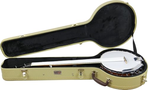 Gearlux Banjo Hard Case - Tweed