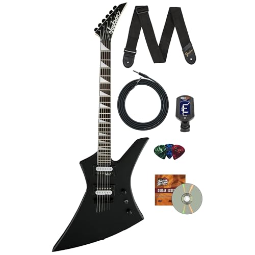 Jackson JS Series Kelly JS32T Electric Guitar - Satin Black w/ Instrument Cable