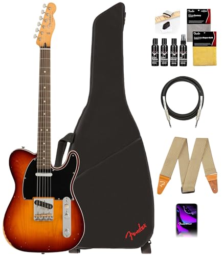 Fender Jason Isbell Custom Telecaster - 3-Color Chocolate Burst w/ Guitar Cleaning Kit