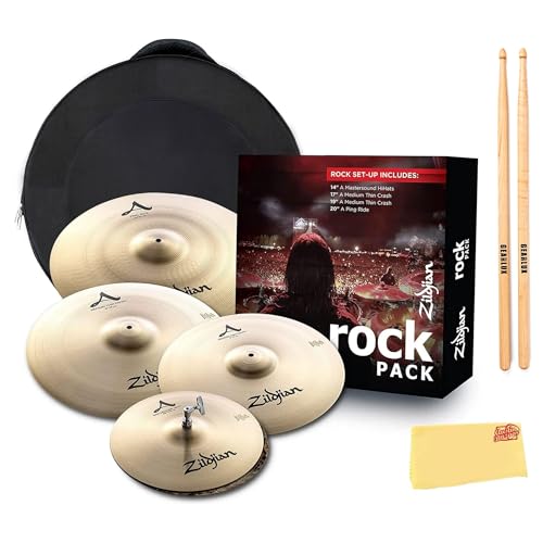 Zildjian A0801R A Rock Cymbal Pack w/ Cymbal Bag