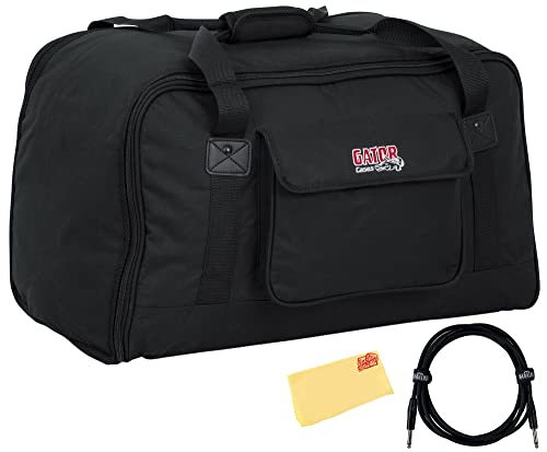 Gator Lightweight Speaker Tote Bag GPA-TOTE10 w/ Instrument Cable