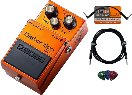 Boss DS-1 Distortion Limited Edition 50th Anniversary w/ Instrument Cable