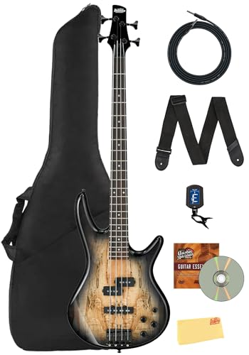 Ibanez GSR200SM SR Gio Bass Guitar - Natural Grey Burst w/ Gig Bag