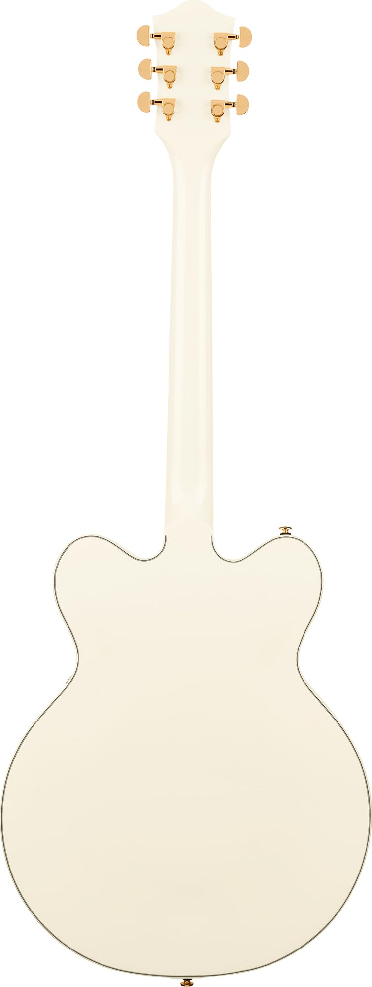 Gretsch G2622TG Streamliner Center Block Double-Cut with Bigsby Electric Guitar - Vintage White w/ Strap