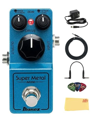 Ibanez SMMINI Mini Super Metal Distortion Pedal w/ Power Supply